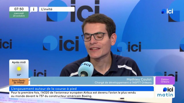 L'invité d'ici Matin, ici Orléans : Mathieu Coulot