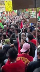 İtalya-İsrail maçı öncesi binlerce kişi İsrail'i protesto etti