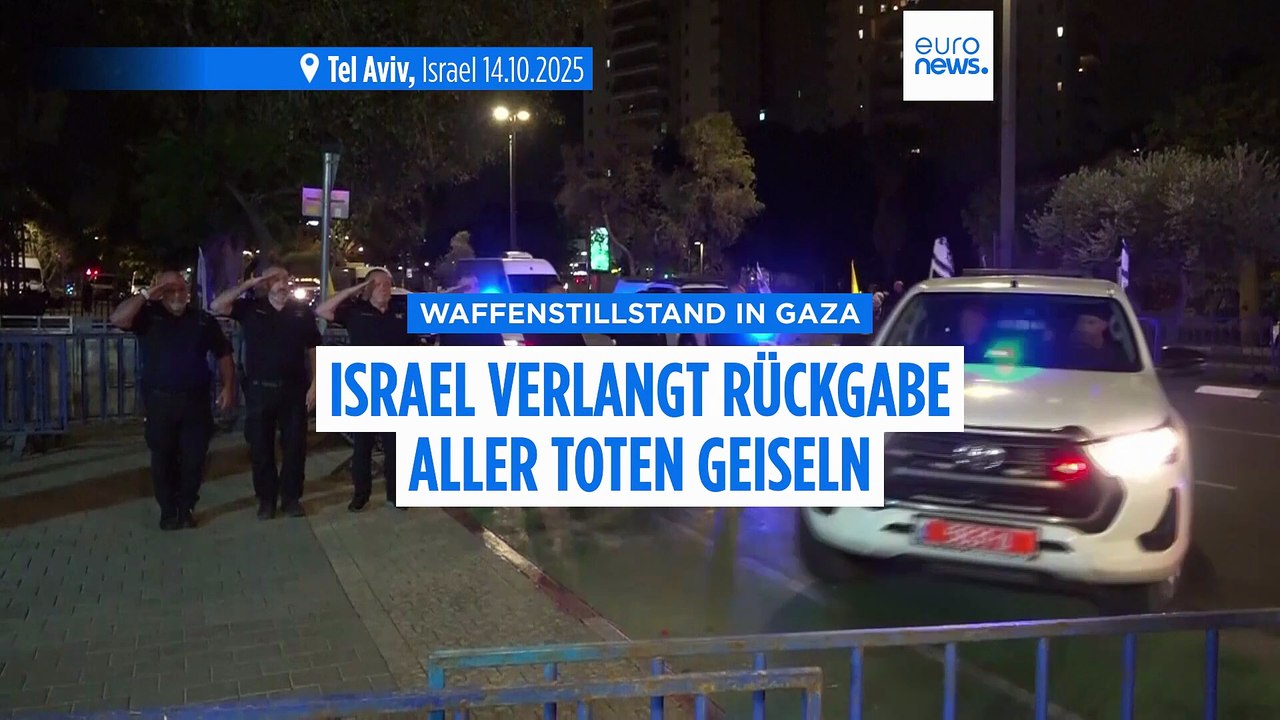 Friedensabkommen in der Krise? Neue Tote im Gazastreifen - Hamas übergibt 4 tote Geiseln an Israel