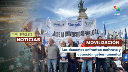 En Argentina, docentes de todo el país llevaron adelante un paro nacional