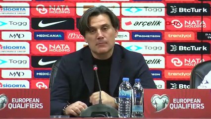 Montella'dan Gürcistan maçı sonrası açıklamalar