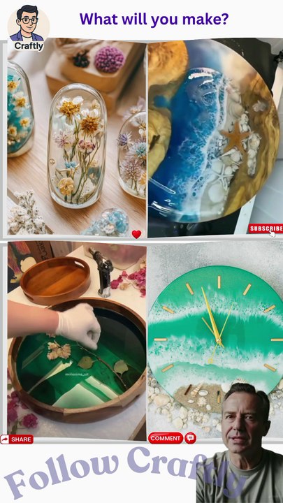 Mesmerising Resin Art Pour ✨ | Satisfying DIY That Feels Like Magic | Craftly Reacts   ---   Description (SEO-rich for ranking)  Watch colours dance and merge in this hypnotic resin art DIY that turns liquid into luxury! ✨  Reacts | DIY videos | crafts