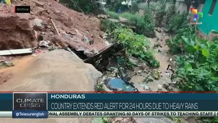 Honduras: Country extends red alert for 24 hours due to heavy rains
