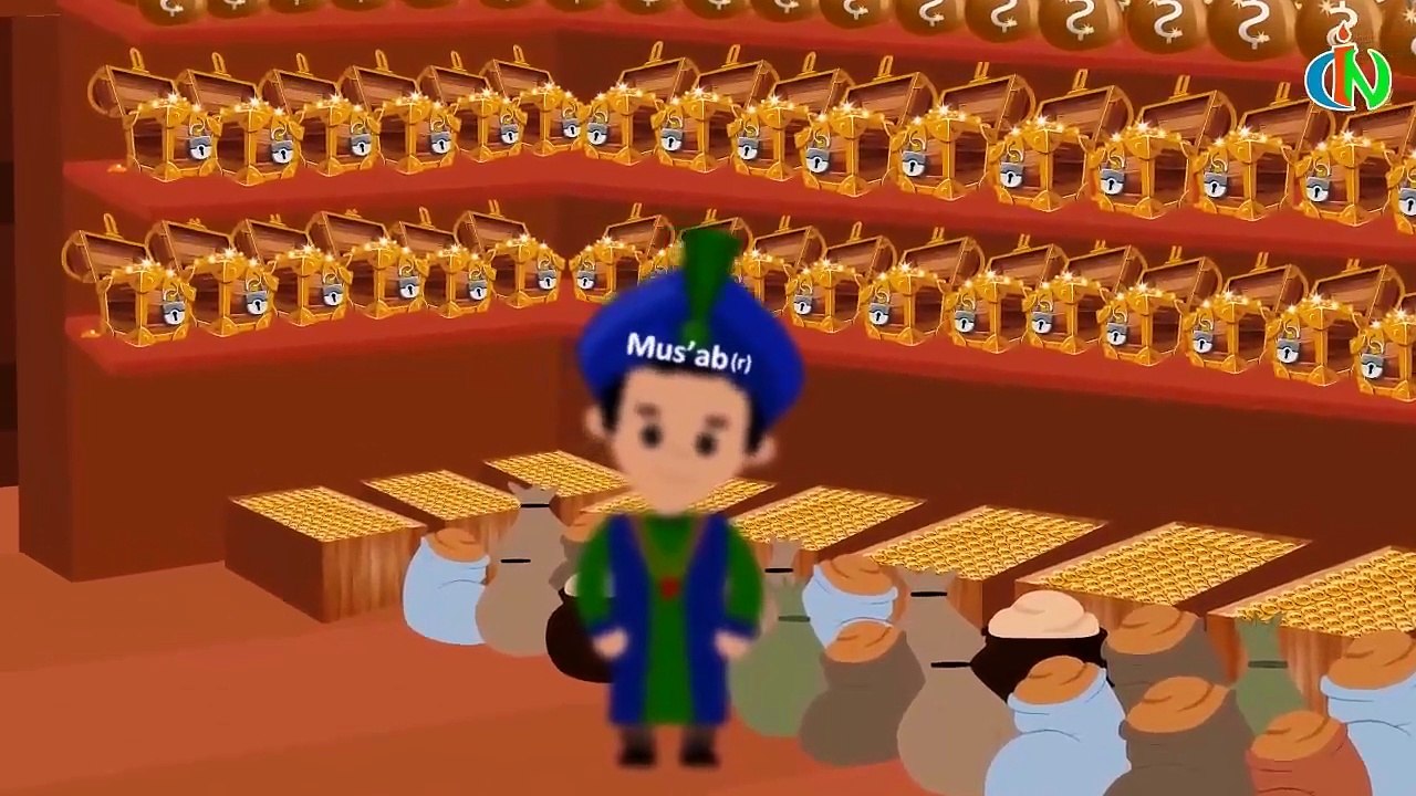 Mus ab ibn Umair (ra) - 1st Muslim Ambassador _ Chained by Mom _ Sahaba Stories _ Islamic Cartoon