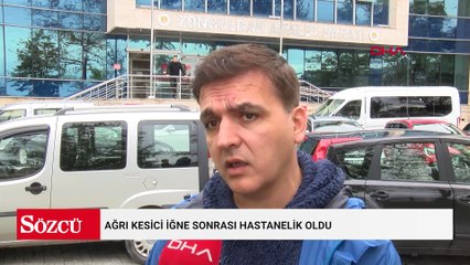 Ağrı kesici iğne sonrası hastanelik oldu
