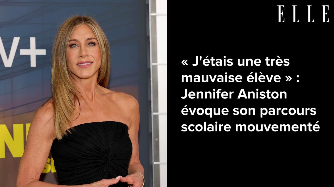 « J'étais une très mauvaise élève » : Jennifer Aniston évoque son parcours scolaire mouvementé