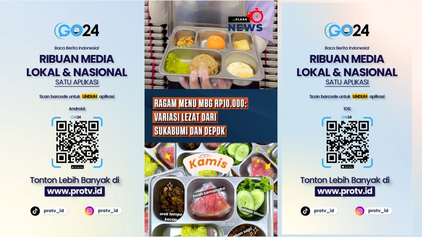 Ragam Menu MBG Rp10.000: Variasi Lezat dari Sukabumi dan Depok