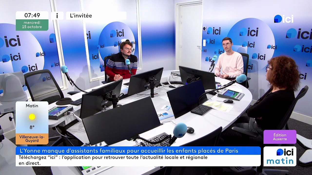 Invité ICI Matin - Carole Mallard, directrice du service accueil familial d'Auxerre