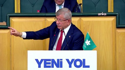 Davutoğlu, kürsüden Özgür Özel'i hedef aldı