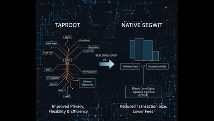 Taproot vs. SegWit — Bitcoin Upgrades Explained Simply