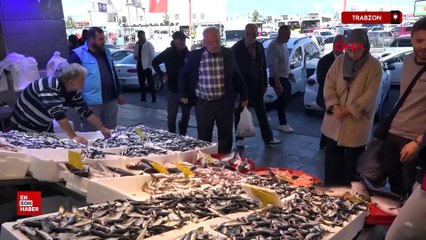 Trabzon’da balık tezgahlarında çeşit bolluğu