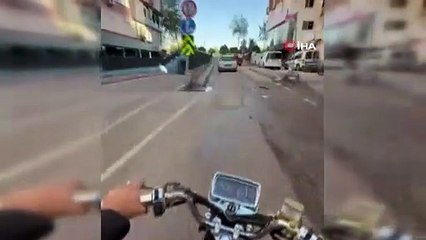 Ters yöne giren sürücünün pes dedirten tepkisi: ‘Canından olma bekle!’