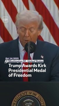 Trump Awards Kirk Presidential Medal of Freedom