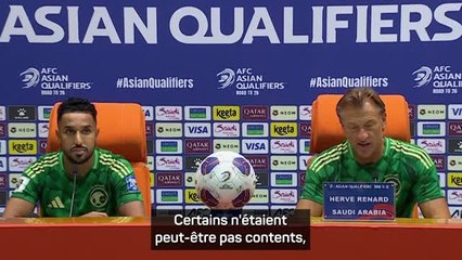 Arabie saoudite - Hervé Renard : "Merci de m'avoir rappelé !"
