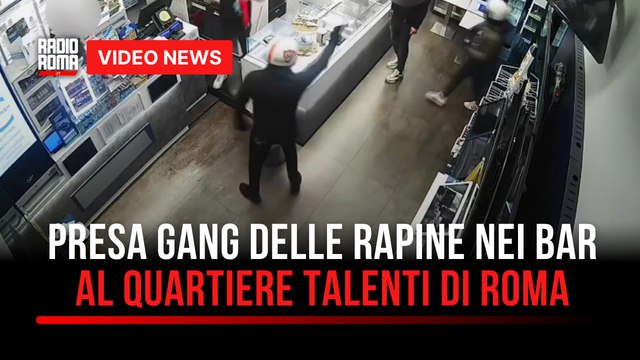 Presa gang delle rapine nei bar al quartiere Talenti di Roma