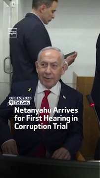 Netanyahu Arrives for First Hearing in Corruption Trial