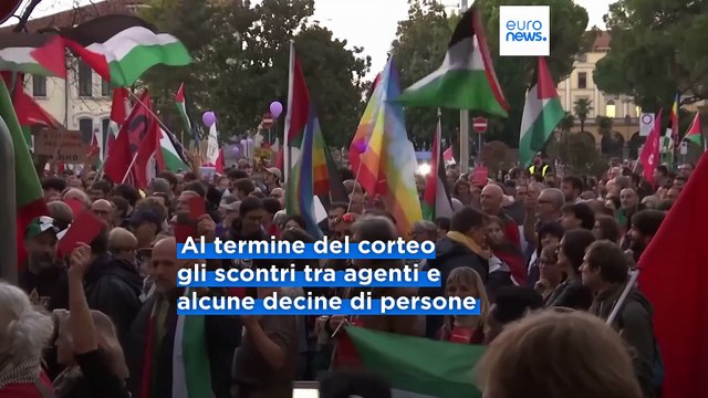 Italia-Israele, scontri a Udine fra manifestanti e polizia: tre feriti e 15 arresti