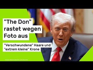 Donald Trump: "Verschwundene" Haare und "extrem kleine" Krone - "The Don" rastet wegen Foto aus