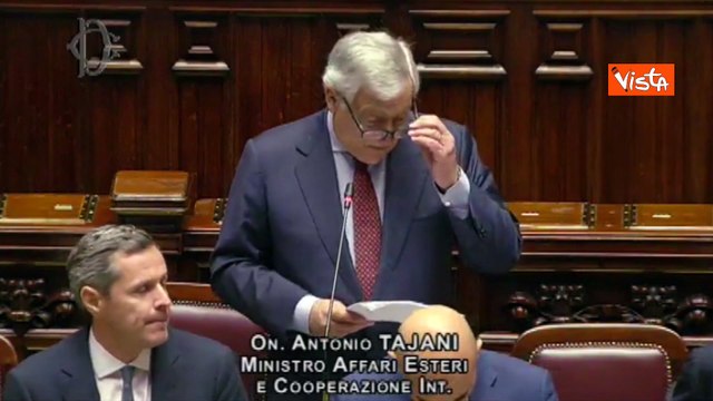 Tajani ricorda Carabinieri morti nel Veronese: Orgoglio per tutti italiani . Lungo applauso in Aula