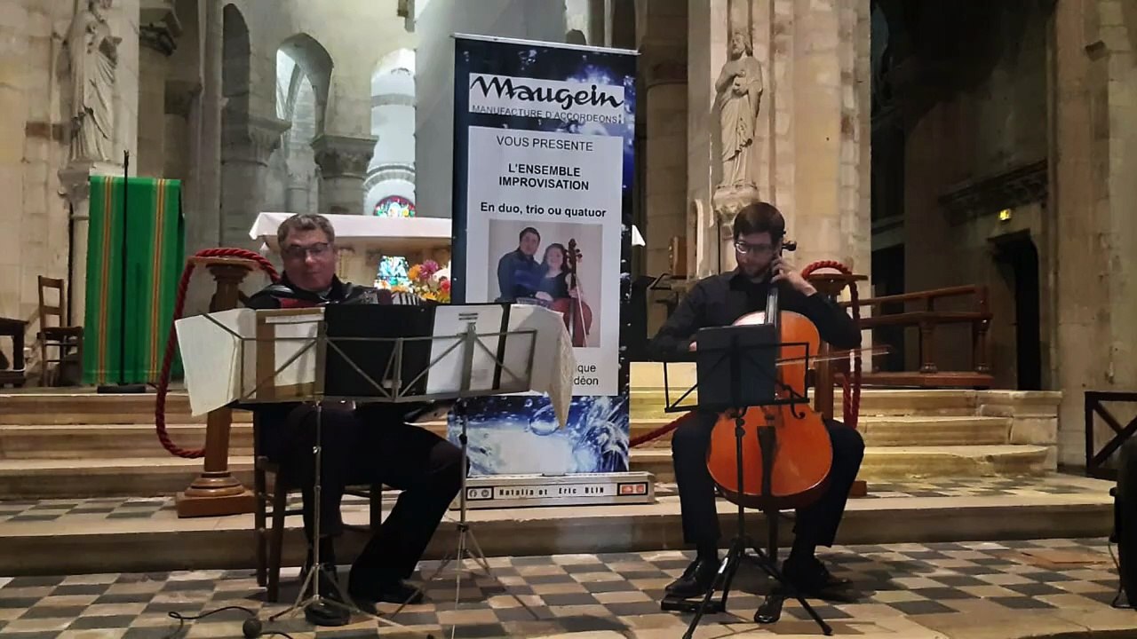 Concert à l'Eglise Notre-Dame du Pré du Mans par l'Ensemble Improvisation