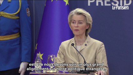 Ursula von der Leyen demande à la Serbie d’être « concrète » dans sa volonté de rejoindre l’UE