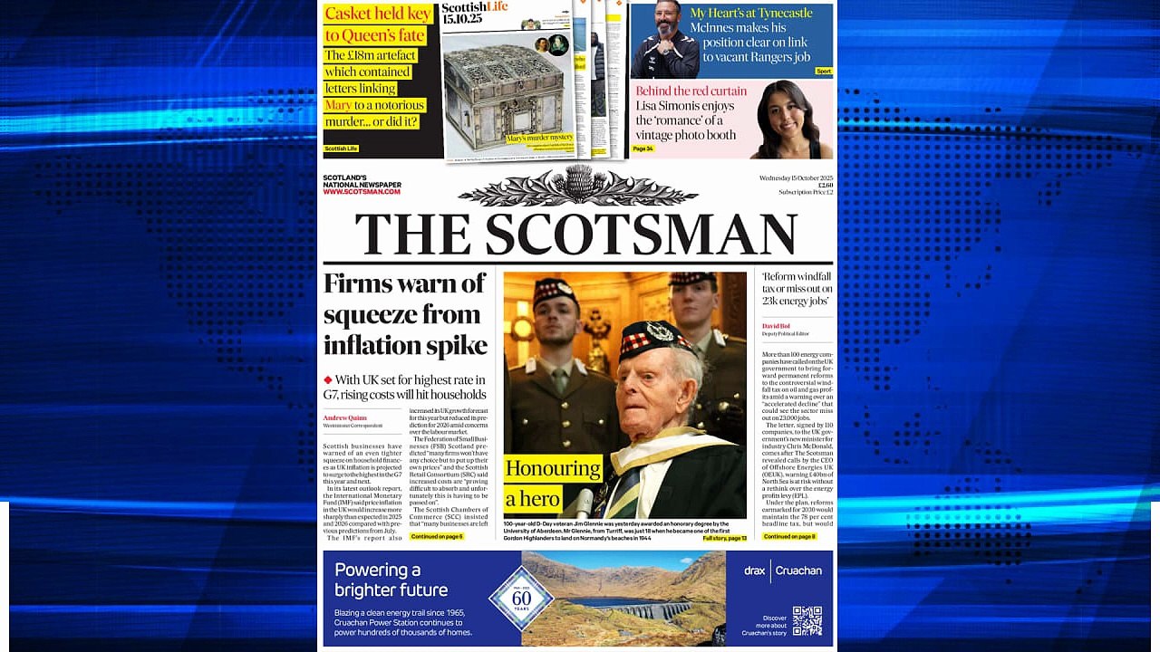 Scotsman Bulletin Wednesday 15 October
