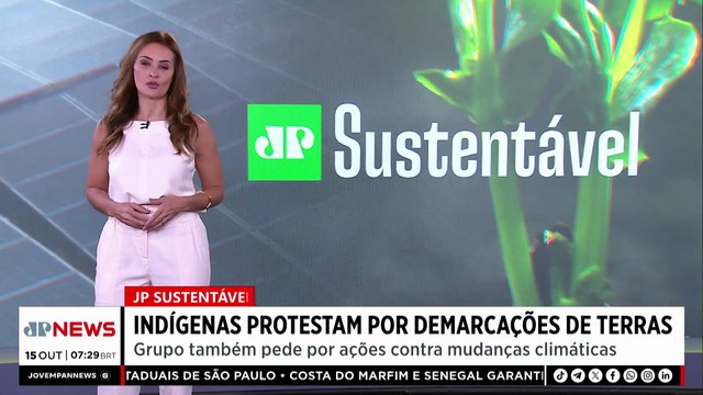 Indígenas protestam em Brasília por demarcação de terras; Patrícia Costa comenta