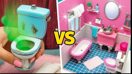 Idée DIY Extrême : Maison de Poupées Mini vs Grande ! Relookings Tendance par 123 GO! TRENDS