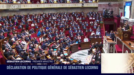 Séance publique à l'Assemblée nationale en direct - Déclaration de politique générale de Sébastien Lecornu en direct