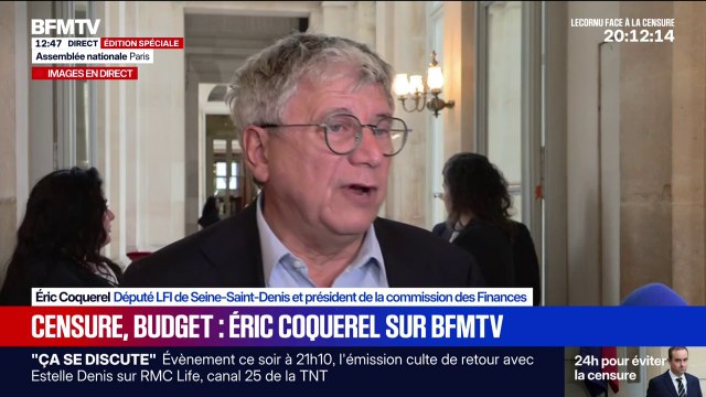 Éric Coquerel (LFI) dit redouter une entourloupe sur le mode d'application de la suspension de la réforme des retraites