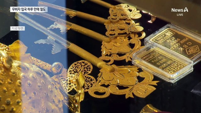 무비자 입국 하루 만에…중국인 3명, 금은방 절도