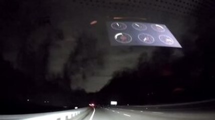 Vehicle Hits Tree Branch After Switching Lanes