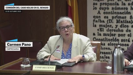 La empresaria que aseguró que llevó dinero a la sede del PSOE se ratifica en el Senado