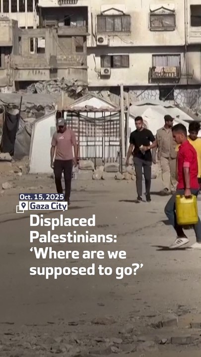 Displaced Palestinians: ‘Where are we supposed to go?