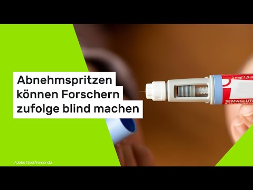 Unerwartete Nebenwirkung: Abnehmspritzen können Forschern zufolge blind machen