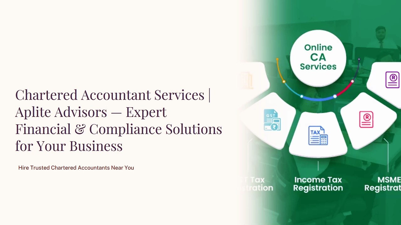 Chartered Accountant Services - Aplite Advisors — Expert Financial & Compliance Solutions for Your Business