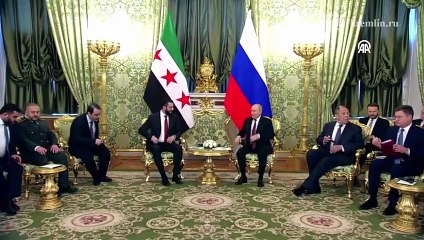 Putin, Suriye Cumhurbaşkanı Şara ile görüştü