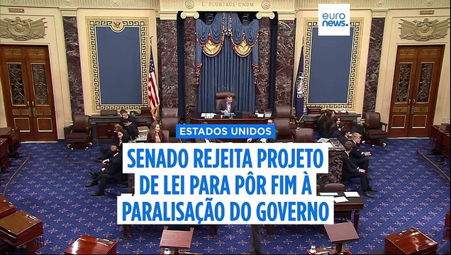 Senado dos EUA rejeita projeto de lei para pôr fim à paralisação do governo, que entra na terceira semana