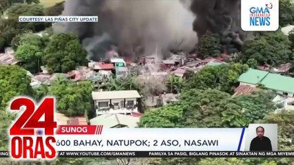 600 bahay, natupok; 2 aso, nasawi | 24 Oras