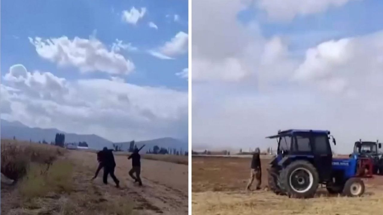 Kahramanmaraş’ta arazi kavgası: 11 yaşındaki kız, babasının darp edildiği anları kaydetti