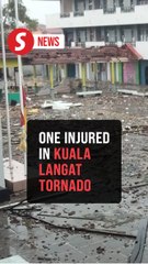 Tornado hits Selangor, woman injured after Sijangkang coordinator's office collapse