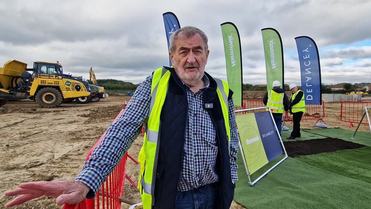Ground breaking ceremony for Proxima Park, Waterlooville