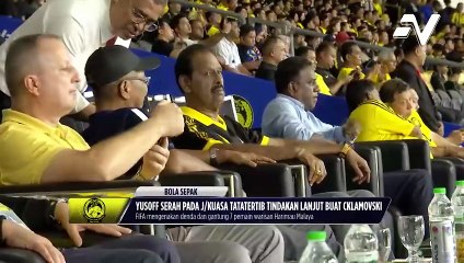 Yusoff serah pada jawatankuasa tatatertib tindakan lanjut buat Cklamovski