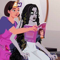 A drowned woman walked into a beauty salon