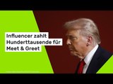 Influencer zahlt Hunderttausende für Meet & Greet mit Trump – bekommt nur Rede und Kappe