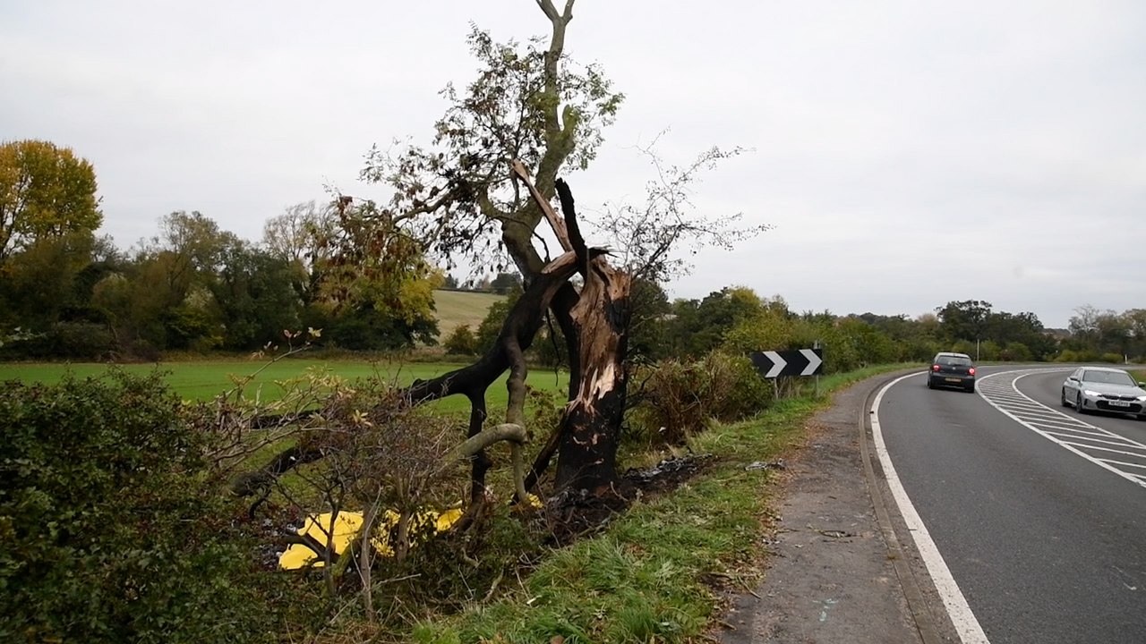 Man in his 60s dead after Aston Martin DBX SUV crashed into tree on A58 near Wetherby