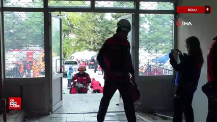 'Bolu'da 5.8'lik deprem' senaryosu gerçeğini aratmadı