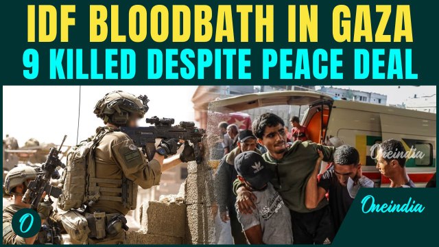 Breaking; Israeli Forces OPENS FIRE at Gazans; 9 Palestinians BRUTALLY KILLED Despite Ceasefire
