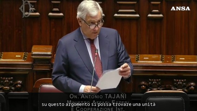 Tajani: Su partecipazione Forza a Gaza spero nell'unita' politica