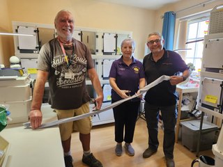 Cutting the ribbon at a new hedgehog hospital in Wigan 🦔
